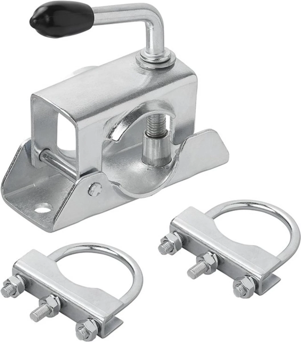 PROPLUS Pro Plus Klem Voor Neuswielen Of Steunpoten Ø 48 Mm - Met U-Beugel 60/70 Mm - 2 Stuks 9 PROPLUS Pro Plus Klem Voor Neuswielen Of Steunpoten Ø 48 Mm - Met U-Beugel 60/70 Mm - 2 Stuks - Afbeelding 7