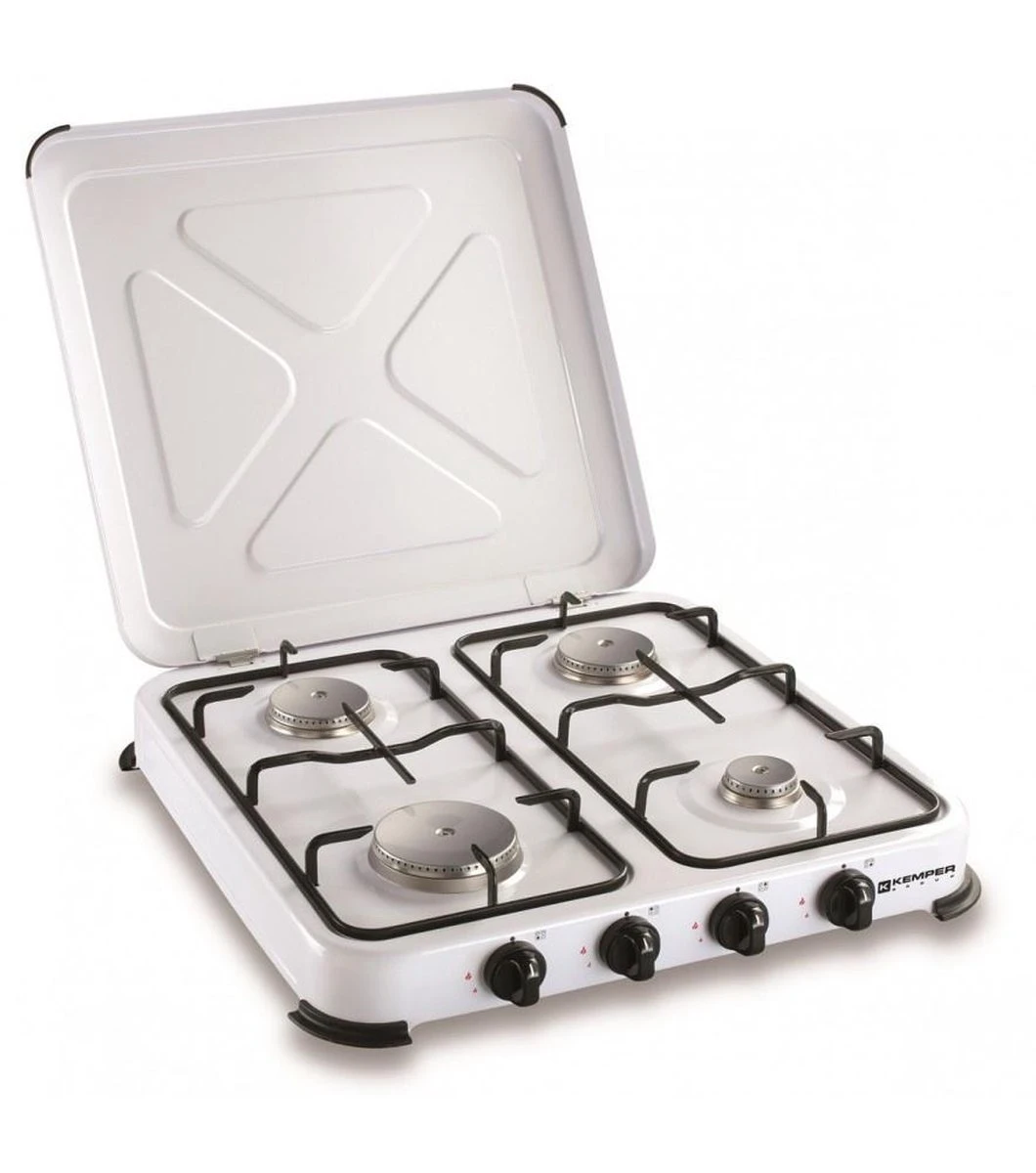 Kemper Gas Kooktoestel - Campingkooktoestel - Set Met 4 Branders - Gas - 4650W 10 Kemper Gas Kooktoestel - Campingkooktoestel - Set Met 4 Branders - Gas - 4650W - Afbeelding 8