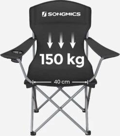 MIRA Home - Campingstoel Set Van 2 Inklapbaar - Klapstoel Met Robuust Frame - Met Flessenhouder - 76 X 51.5 X 95.5 Cm - Zwart 12 MIRA Home - Campingstoel Set Van 2 Inklapbaar - Klapstoel Met Robuust Frame - Met Flessenhouder - 76 X 51.5 X 95.5 Cm - Zwart -Buitenkampeer Winkel 1062x1200 1