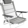 Bo-Camp Beach Chair - Monaco - Aluminium - Grijs 2 Bo-Camp Beach Chair - Monaco - Aluminium - Grijs -Buitenkampeer Winkel 1070x1200