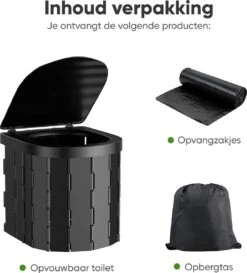 KNGZ Outdoor Gear – Camping Toilet – Nieuw Model – Biologisch Afbreekbare Zakjes – Opvouwbare Camping Toilet Met Deksel – Camping Toilet Hoge Zit – Draagbare WC Emmer Volwassen – Draagbaar Mobiel Potje – Nachtemmer – Opvouwbaar Toilet – Kamperen 17 KNGZ Outdoor Gear – Camping Toilet – Nieuw Model – Biologisch Afbreekbare Zakjes – Opvouwbare Camping Toilet Met Deksel – Camping Toilet Hoge Zit – Draagbare WC Emmer Volwassen – Draagbaar Mobiel Potje – Nachtemmer – Opvouwbaar Toilet – Kamperen -Buitenkampeer Winkel 1087x1200 2