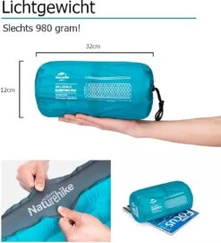 Naturehike® 3D Luchtmatras Premium - Comfortabel R-waarde 2.0 - Extra Dikke Slaapmat - Luchtbed Kamperen - Opblaasbaar Matras - Lichtgewicht - Outdoor - Camping -Buitenkampeer Winkel 1095x1200 6