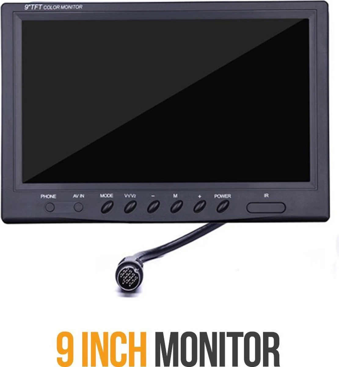 Strex Achteruitrijcamera Set Bedraad Met 4 Camera's (tegelijk Bekijken) - 9" Scherm - 18LED Nachtzicht 15m - IP67 Waterdicht - Achteruitrij Camera 10 Strex Achteruitrijcamera Set Bedraad Met 4 Camera's (tegelijk Bekijken) - 9" Scherm - 18LED Nachtzicht 15m - IP67 Waterdicht - Achteruitrij Camera - Afbeelding 8