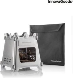 Innovagoods INKLAPBARE STALEN CAMPINGOVEN FLAMET - Camping Oven - Mini Oven - Camping Oventje - Oventje Camping - Mini Oven Vrijstaand - Mini Oventje -Buitenkampeer Winkel 1120x1200 1