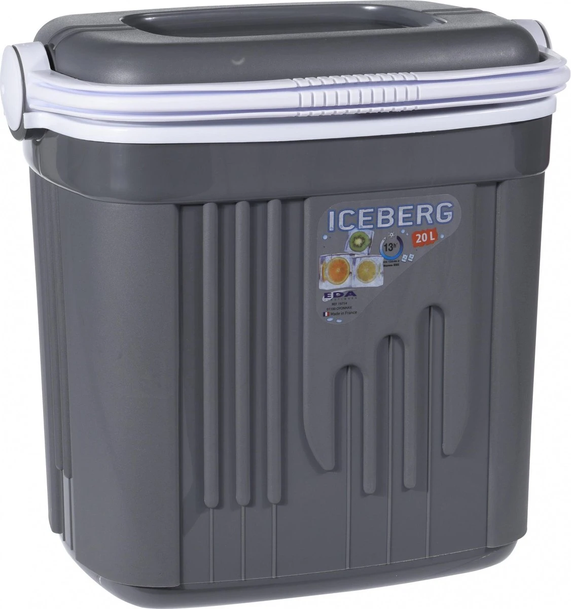 Merkloos ICEBERG Eda Koelbox Grijs - 20 Liter 3 Merkloos ICEBERG Eda Koelbox Grijs - 20 Liter