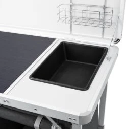 Campart Campingkeuken KI-0757 – Complete Keuken En Campingkast – Opvouwbaar En Inclusief Draagtas - Grijs -Buitenkampeer Winkel 1175x1200