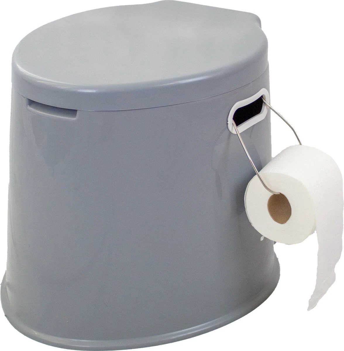 NordFalk Draagbaar Campingtoilet 6 Liter - Camping Toilet Met Binnenemmer - Incl. Deksel En Rolhouder 4 NordFalk Draagbaar Campingtoilet 6 Liter - Camping Toilet Met Binnenemmer - Incl. Deksel En Rolhouder - Afbeelding 2