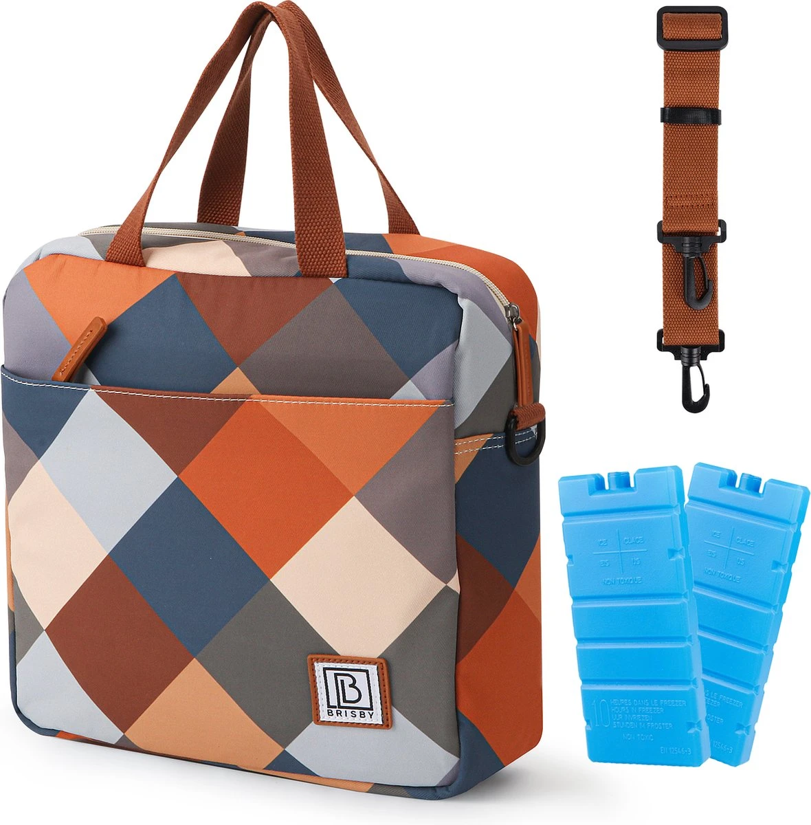 Brisby 4 Laags Geïsoleerde Koeltas - Lunchtas 7 Liter - Blok 3 Brisby 4 Laags Geïsoleerde Koeltas - Lunchtas 7 Liter - Blok