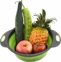 Merkloos Inklapbare Vergiet - Opvouwbaar - Groot - Blauw - Siliconen 14 Merkloos Inklapbare Vergiet - Opvouwbaar - Groot - Blauw - Siliconen -Buitenkampeer Winkel 1186x1200 3