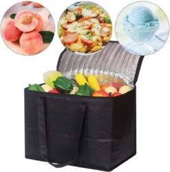 Merkloos 2 Stuks Geïsoleerde Koeltas Met Bodemplaat - Zwart 19 Merkloos 2 Stuks Geïsoleerde Koeltas Met Bodemplaat - Zwart -Buitenkampeer Winkel 1187x1200 1