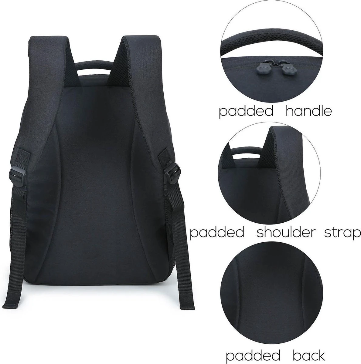 Koelrugtas - 23L - Wandelrugzak - Dagrugzak - Outdoor Rugzak - Dames & Heren - Zwart 11 Koelrugtas - 23L - Wandelrugzak - Dagrugzak - Outdoor Rugzak - Dames & Heren - Zwart - Afbeelding 9