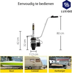 Luxiqo® Elektrisch Neuswiel – Gemotoriseerd Neuswiel – Caravan Mover – Neuswiel Mover – Caravan Neuswiel – Trailer Verplaatser – Elektrische Aanhanger – 350 W – Tot 2270 KG 12 Luxiqo® Elektrisch Neuswiel – Gemotoriseerd Neuswiel – Caravan Mover – Neuswiel Mover – Caravan Neuswiel – Trailer Verplaatser – Elektrische Aanhanger – 350 W – Tot 2270 KG -Buitenkampeer Winkel 1189x1200 11