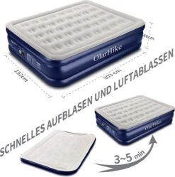 OlarHike Queen Size Luchtmatras Met Geïntegreerde Elektrische Pomp, Zelfopblazend Luchtbed, Voor 2 Personen, Premium Gastenbed, Opblaasbaar Matras Voor Camping Of Thuisgebruik, 203 X 152 X 46 Cm 10 OlarHike Queen Size Luchtmatras Met Geïntegreerde Elektrische Pomp, Zelfopblazend Luchtbed, Voor 2 Personen, Premium Gastenbed, Opblaasbaar Matras Voor Camping Of Thuisgebruik, 203 X 152 X 46 Cm -Buitenkampeer Winkel 1192x1200 4