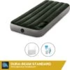 Intex Luchtbed - 1-Persoons - 76 X 191 X 25 Cm - Groen - Met Ingebouwde Voetpomp + Hoeslaken Wit + Reparatieset -Buitenkampeer Winkel 1195x1200 3