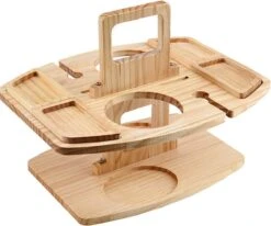 Merkloos Houten Outdoor Wijntafel Draagbare Houten Picknicktafel Mini Campingtafels Met Wijnglas Houder Voor Tuin Outdoor Camping Picknick Strand - Plataan Hout - Wijn 16 Merkloos Houten Outdoor Wijntafel Draagbare Houten Picknicktafel Mini Campingtafels Met Wijnglas Houder Voor Tuin Outdoor Camping Picknick Strand - Plataan Hout - Wijn -Buitenkampeer Winkel 1200x1000
