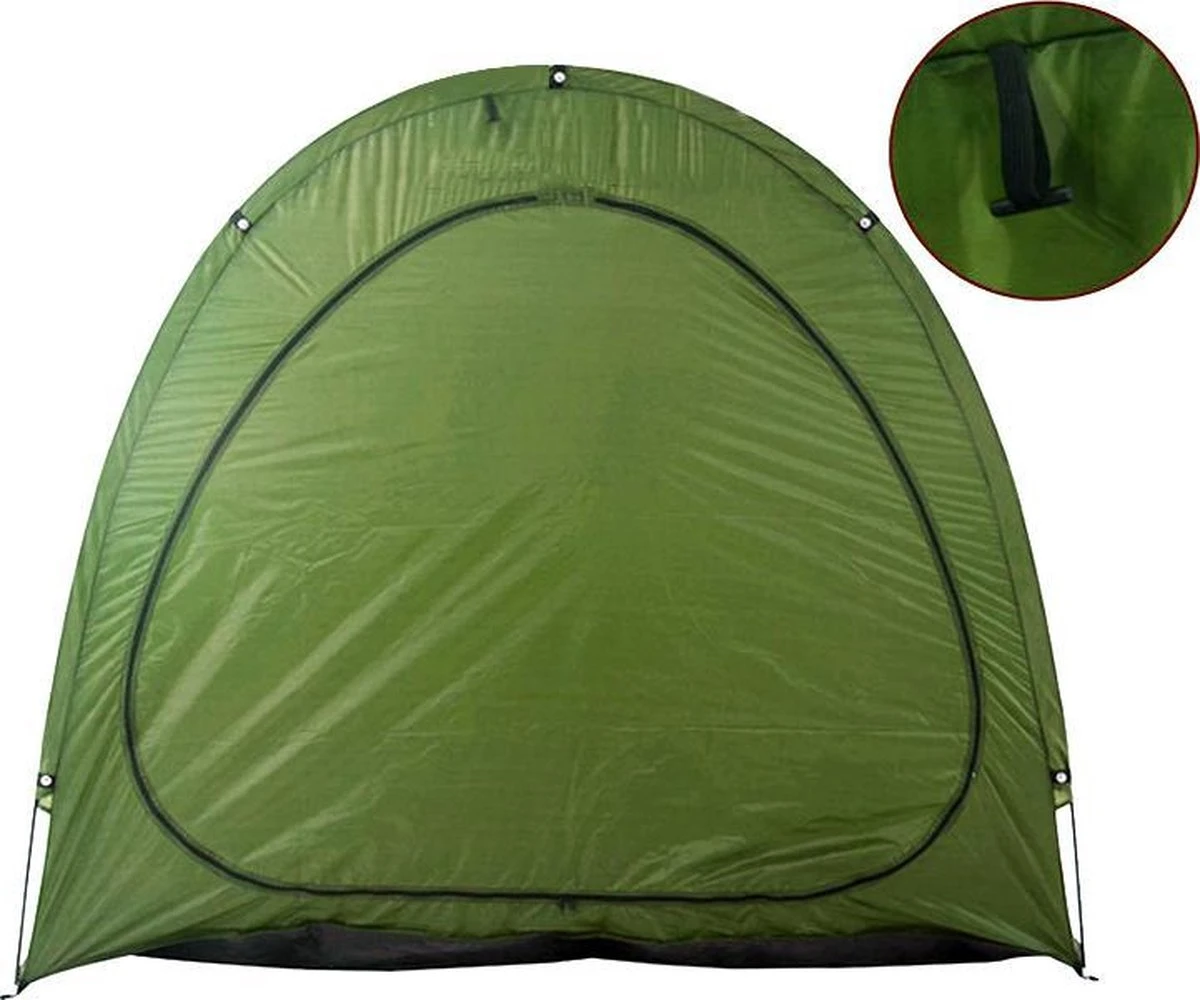 Merkloos Fietstent,Beschermhoes Fietsenschuur, Tent Voor Camping In De Open Lucht-groen 200*80*165CM 10 Merkloos Fietstent,Beschermhoes Fietsenschuur, Tent Voor Camping In De Open Lucht-groen 200*80*165CM - Afbeelding 8