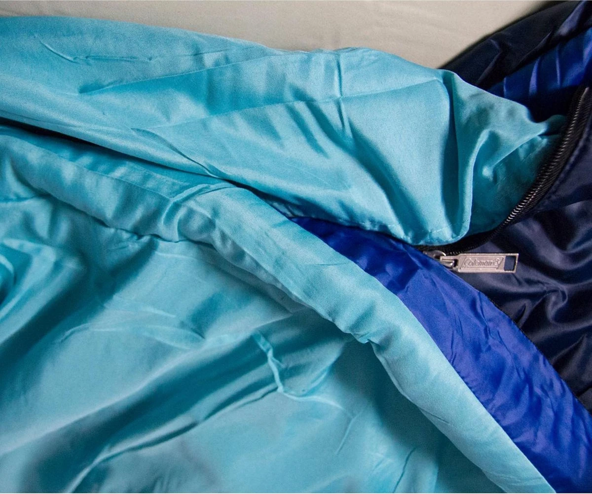 Coleman Fision 100 Mummy Slaapzak - 208 X 81 Cm - Blauw 4 Coleman Fision 100 Mummy Slaapzak - 208 X 81 Cm - Blauw - Afbeelding 2