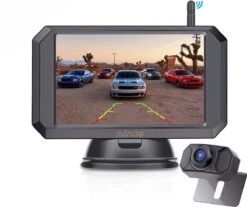 Nince ARC1 Draadloze Achteruitrijcamera Draadloos 2022 Model - 5 Inch Digitale Achteruit Rijcamera Met IR Nachtzicht - 2 Kanaals