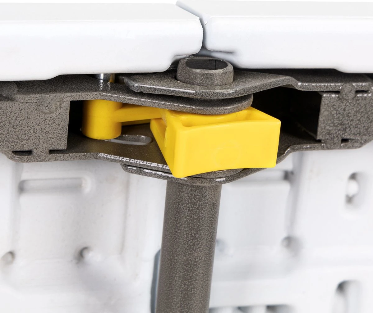 Inklapbare Tafel - Opklaptafel - 180x70x73,5 Cm - Wit 9 Inklapbare Tafel - Opklaptafel - 180x70x73,5 Cm - Wit - Afbeelding 7