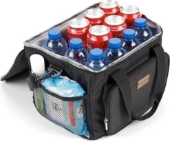 Packaway 4 Laags Geïsoleerde Koeltas - Lunchtas 15 Liter - Zwart -Buitenkampeer Winkel 1200x1014