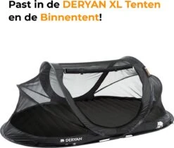 Deryan Cocoon Pop Up Tent - Slaapzak - Luchtbed - Luchtpomp - 4 Persoons - Zilver -Buitenkampeer Winkel 1200x1021 2