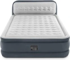 Intex 64448 - Queen Deluxe Ultra-Plush Zelfopblazend 2-persoons Luchtbed Met Hoofdboord (203x152x46cm) -Buitenkampeer Winkel 1200x1031