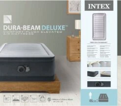 Intex Luchtbed - 1-Persoons - 99 X 191 X 46 Cm - Grijs - Met Ingebouwde Pomp, Hoeslaken Antraciet En Reparatieset 13 Intex Luchtbed - 1-Persoons - 99 X 191 X 46 Cm - Grijs - Met Ingebouwde Pomp, Hoeslaken Antraciet En Reparatieset -Buitenkampeer Winkel 1200x1054 1