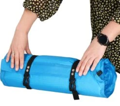 Springos Slaapmat | Zelfopblazend | 186 Cm | Inclusief Hoes & Hoofdkussen | Lichtblauw -Buitenkampeer Winkel 1200x1056 7