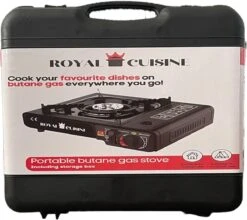 Campingman Draagbaar Gasfornuis - Campingkooktoestel - 1-Pits - Met Koffer -Buitenkampeer Winkel 1200x1068 4