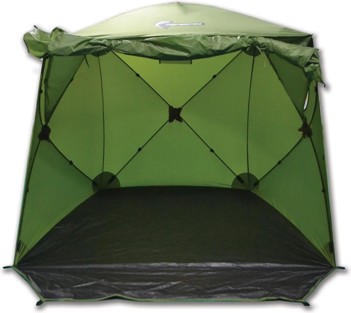 FisherPro Karpertent Met Stormcover – Vistent – Tent - Bescherming Tegen Zon En Wind – 100% Waterdichte Stormhoes – Met Handige Meeneemtas – Ook Geschikt Als Strandtent Of Festivaltent – Extra Veiligheid En Warmte Door Stormcover 13 FisherPro Karpertent Met Stormcover – Vistent – Tent - Bescherming Tegen Zon En Wind – 100% Waterdichte Stormhoes – Met Handige Meeneemtas – Ook Geschikt Als Strandtent Of Festivaltent – Extra Veiligheid En Warmte Door Stormcover - Afbeelding 11