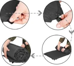 Springos Slaapmat | Zelfopblazend | 180 Cm | Inclusief Hoes | Zwart -Buitenkampeer Winkel 1200x1072 1