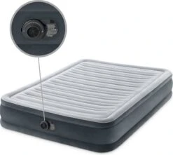 Intex Luchtbed - Twijfelaar - 137 X 191 X 33 Cm - Grijs - Met Ingebouwde Pomp, Hoeslaken Antraciet En Reparatieset 16 Intex Luchtbed - Twijfelaar - 137 X 191 X 33 Cm - Grijs - Met Ingebouwde Pomp, Hoeslaken Antraciet En Reparatieset -Buitenkampeer Winkel 1200x1073 2