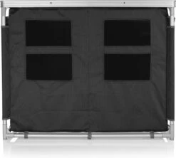 Campart Campingkeuken KI-0734 - Campingkast Groot - 4 Verstelbare Poten - Opvouwbaar En Lichtgewicht - Inclusief Opbergtas - Grijs -Buitenkampeer Winkel 1200x1077