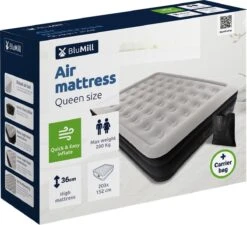 BluMill Luchtbed - 2-persoons - Ingebouwde Pomp - 203x152x36 Cm - Duurzame Keuze 19 BluMill Luchtbed - 2-persoons - Ingebouwde Pomp - 203x152x36 Cm - Duurzame Keuze -Buitenkampeer Winkel 1200x1094 5