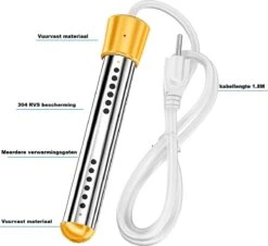 Dompelaar 2000W Incl. Thermometer & Staalspons - Reisdompelaar - Emmerdompelaar - Waterkoker - Camping - Kamperen - Outdoor 11 Dompelaar 2000W Incl. Thermometer & Staalspons - Reisdompelaar - Emmerdompelaar - Waterkoker - Camping - Kamperen - Outdoor -Buitenkampeer Winkel 1200x1100 2