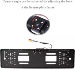 Draadloos Achteruitrijcamera 170 Graden Kijkhoek/Parkeerhulp/LED/Nachtzicht + Kentekenplaat Houder + Draadloos Module -Buitenkampeer Winkel 1200x1100 4