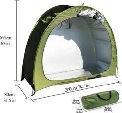 Merkloos Fietstent, Beschermhoes Fietsenschuur, Tent Voor Camping In De Open Lucht-groen 200*80*165CM 19 Merkloos Fietstent, Beschermhoes Fietsenschuur, Tent Voor Camping In De Open Lucht-groen 200*80*165CM -Buitenkampeer Winkel 1200x1118 2
