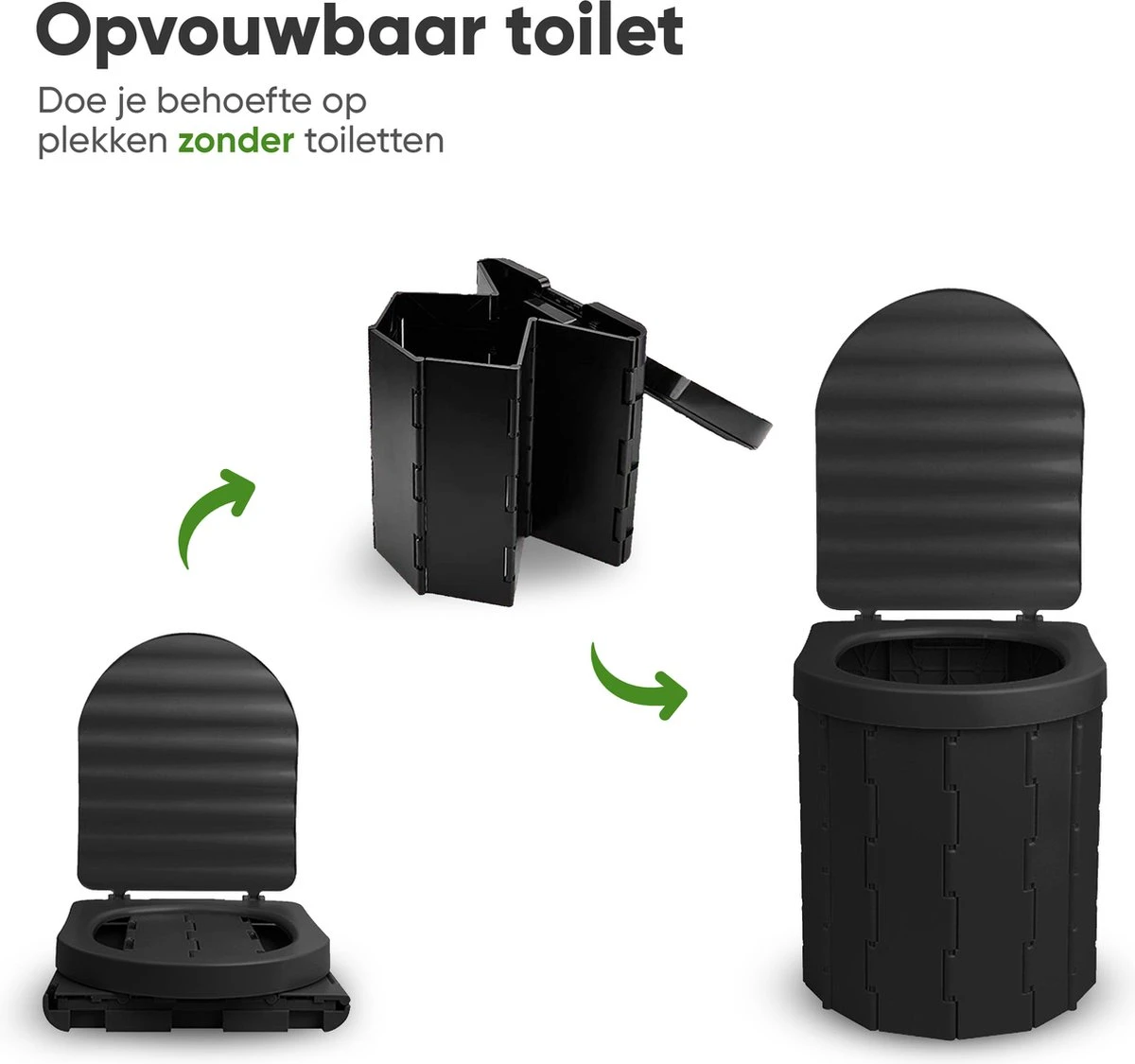 KNGZ Outdoor Gear – Camping Toilet – Nieuw Model – Biologisch Afbreekbare Zakjes – Opvouwbare Camping Toilet Met Deksel – Camping Toilet Hoge Zit – Draagbare WC Emmer Volwassen – Draagbaar Mobiel Potje – Nachtemmer – Opvouwbaar Toilet – Kamperen 7 KNGZ Outdoor Gear – Camping Toilet – Nieuw Model – Biologisch Afbreekbare Zakjes – Opvouwbare Camping Toilet Met Deksel – Camping Toilet Hoge Zit – Draagbare WC Emmer Volwassen – Draagbaar Mobiel Potje – Nachtemmer – Opvouwbaar Toilet – Kamperen - Afbeelding 5