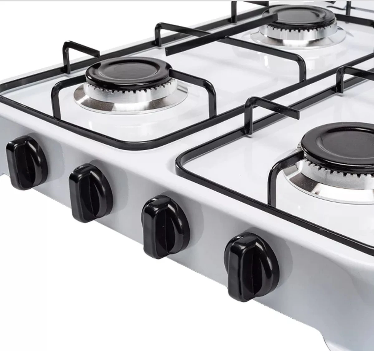 SMH LINE® Gas Kooktoestel 4 Pits - Camping Kooktoestel - Gaskomfoor - Incl. Gasslang Set 6 SMH LINE® Gas Kooktoestel 4 Pits - Camping Kooktoestel - Gaskomfoor - Incl. Gasslang Set - Afbeelding 4