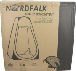 NordFalk Douchetent Pop-up 190 Cm - Camping Douche - Omkleedtent - Incl. Tentharingen En Draagtas - Groen -Buitenkampeer Winkel 1200x1132 2