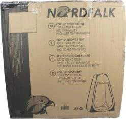NordFalk Douchetent Pop-up 190 Cm - Camping Douche - Omkleedtent - Incl. Tentharingen En Draagtas - Groen -Buitenkampeer Winkel 1200x1135 1