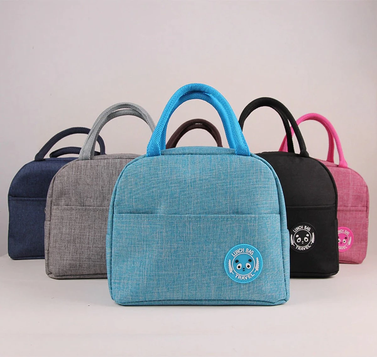 Koeltas - Lunchtas - Volwassenen En Kinderen - Compact & Handig: Zomer - Picknick -School - Lunch - Werk - Klassiek Roze 5 Koeltas - Lunchtas - Volwassenen En Kinderen - Compact & Handig: Zomer - Picknick -School - Lunch - Werk - Klassiek Roze - Afbeelding 3