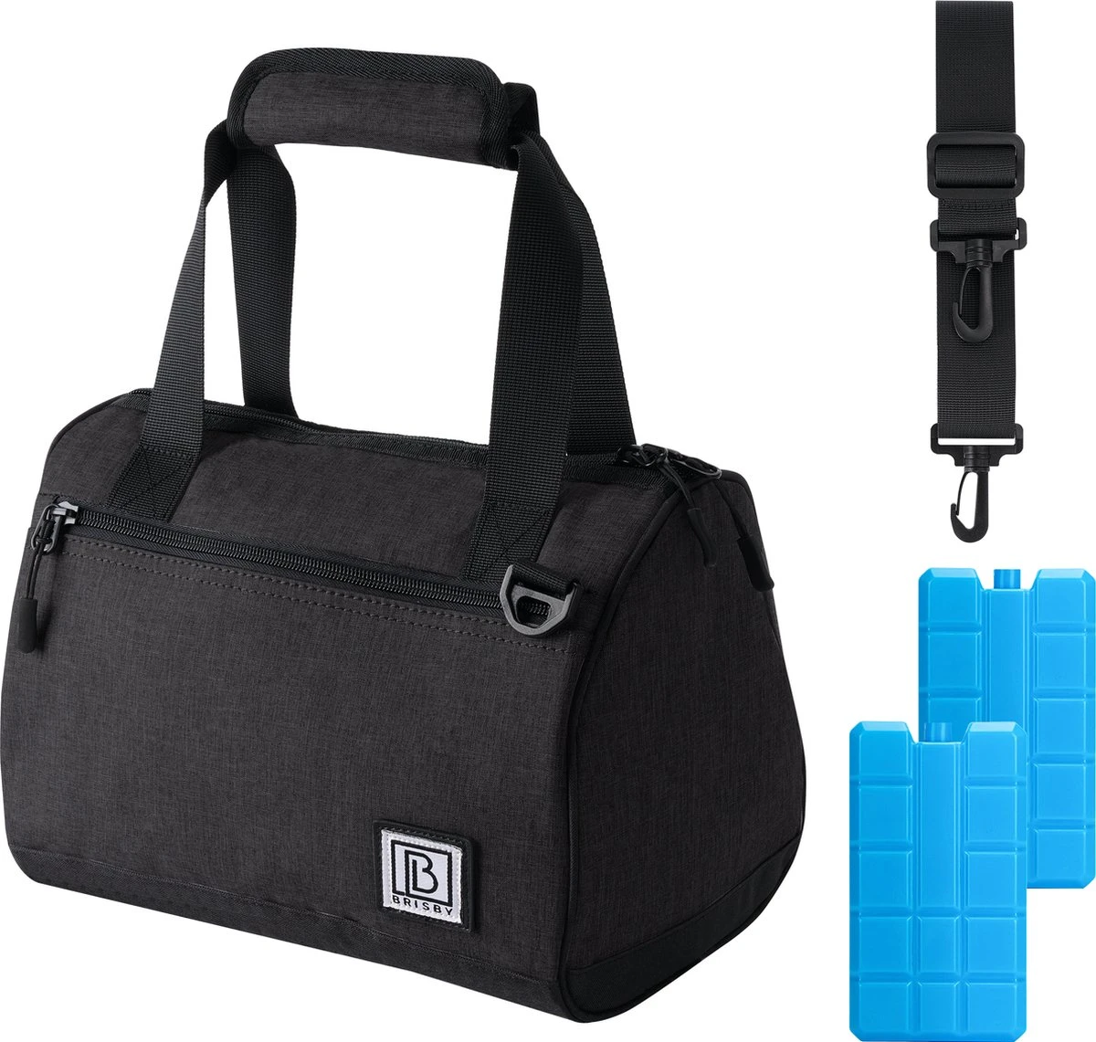 Brisby 4 Laags Geïsoleerde Koeltas - Lunchtas 10 Liter - Zwart 3 Brisby 4 Laags Geïsoleerde Koeltas - Lunchtas 10 Liter - Zwart