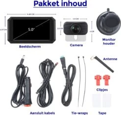 Nince ARC1 Draadloze Achteruitrijcamera Draadloos 2022 Model - 5 Inch Digitale Achteruit Rijcamera Met IR Nachtzicht - 2 Kanaals -Buitenkampeer Winkel 1200x1144 4