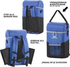 Dutch Mountains Koeltas Rugzak | Cooler Backpack 20 Liter | Picknicktas | Lunchtas | Koelrugzak | Strandtas | Blauw -Buitenkampeer Winkel 1200x1145 2