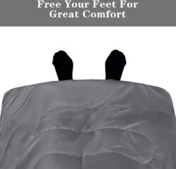 Meisterhome® Mummy Slaapzak - Kamperen - Antraciet - Ca. 220 X 75 Cm - Incl. Draagtas 11 Meisterhome® Mummy Slaapzak - Kamperen - Antraciet - Ca. 220 X 75 Cm - Incl. Draagtas -Buitenkampeer Winkel 1200x1157 4