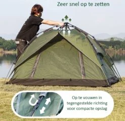 Sens Design Pop Up Tent - Tent - 2-3 Personen 12 Sens Design Pop Up Tent - Tent - 2-3 Personen -Buitenkampeer Winkel 1200x1161 1