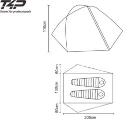 Expedition Tent T2 - Donker Groen - 2 Persoons -Buitenkampeer Winkel 1200x1163
