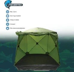 FisherPro WildLand Tent –comfortabele Vistent – Handige Strandtent – Compacte Festival Tent - Uitbreid Mogelijkheden Met Stormcover - Geschikt Voor 2 Personen 11 FisherPro WildLand Tent –comfortabele Vistent – Handige Strandtent – Compacte Festival Tent - Uitbreid Mogelijkheden Met Stormcover - Geschikt Voor 2 Personen -Buitenkampeer Winkel 1200x1164 2