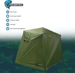 FisherPro Karpertent Met Stormcover – Vistent – Tent - Bescherming Tegen Zon En Wind – 100% Waterdichte Stormhoes – Met Handige Meeneemtas – Ook Geschikt Als Strandtent Of Festivaltent – Extra Veiligheid En Warmte Door Stormcover 33 FisherPro Karpertent Met Stormcover – Vistent – Tent - Bescherming Tegen Zon En Wind – 100% Waterdichte Stormhoes – Met Handige Meeneemtas – Ook Geschikt Als Strandtent Of Festivaltent – Extra Veiligheid En Warmte Door Stormcover -Buitenkampeer Winkel 1200x1164 3